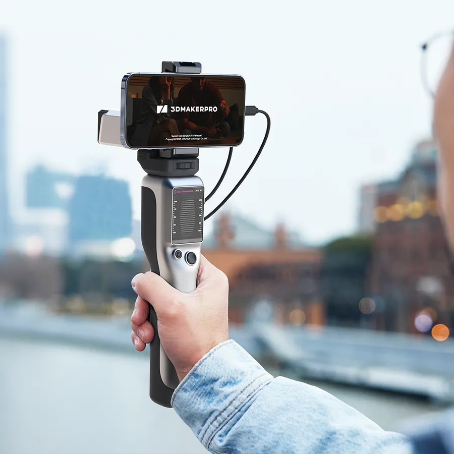 3DMakerpro Seal with smartphone grip for mobile scanning