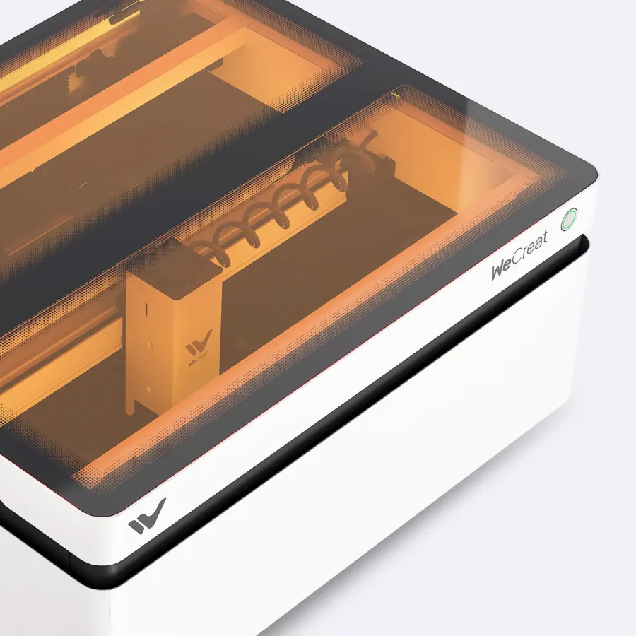 WeCreat Vision 20W, interior with laser head